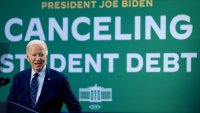 US President Joe Biden speaks during an event in Madison, Wisconsin, US, on Monday, April 8, 2024. 