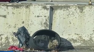 Table chairs, tires and debris around Beltway concerns commuters