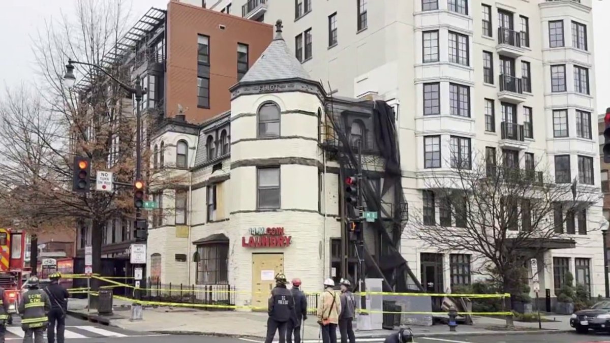 Building partially collapses in Northwest DC – NBC4 Washington