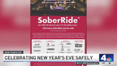 DMV police to New Year's revelers: Plan to get a sober ride home