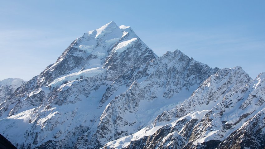 File. The highest mountain in New Zealand Mount Cook also known as Aoraki.