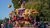 Pasadena Rose Parade float.