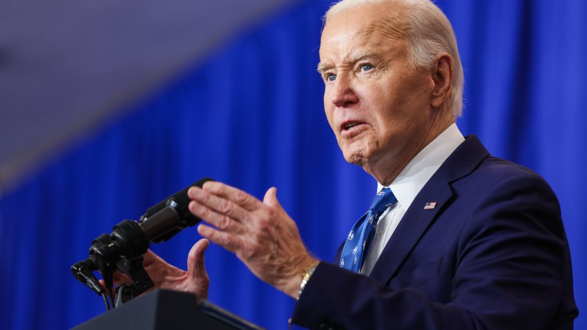 US President Joe Biden speaks at the US Department of Labor in Washington, DC, US, on Monday, Dec. 16, 2024. The event is meant to honor the labor history of the US and the work being done to strengthen America’s workforce. Photographer: Samuel Corum/Sipa/Bloomberg via Getty Images