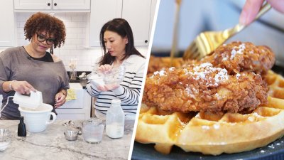 News4's Tracee Wilkins shares a holiday recipe: fried chicken and waffles