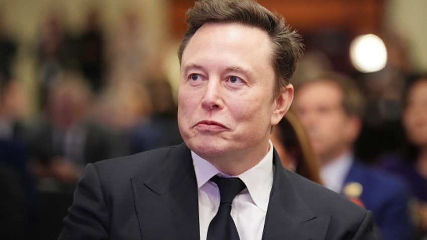 Elon Musk, pictured in Washington, D.C., on Nov. 13, 2024, has hit out at the British government and Prime Minister Keir Starmer.