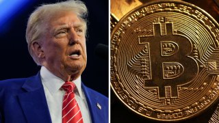 U.S. President-elect Donald Trump and Bitcoin.