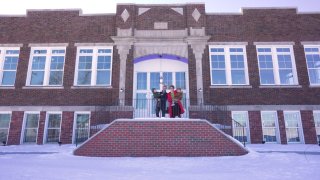 Grissom and Wilson bought the schoolhouse for $175,000 in their hometown of Franklin, Indiana.