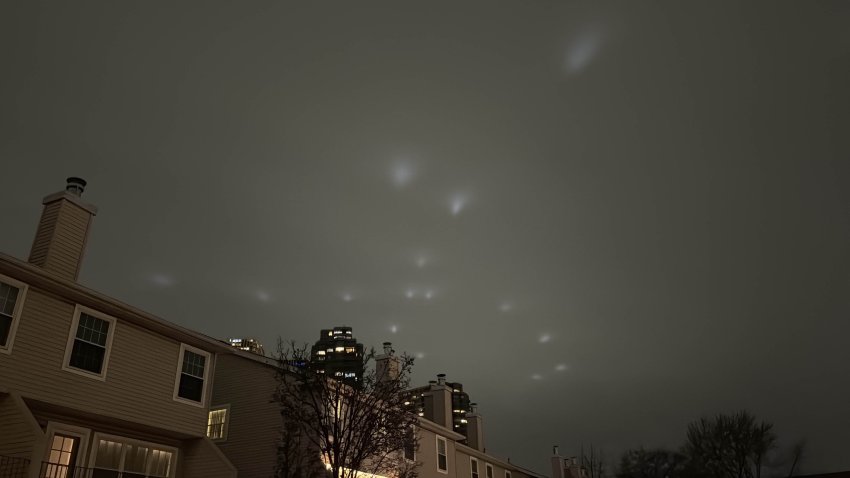 Strange lights in the sky over New Jersey