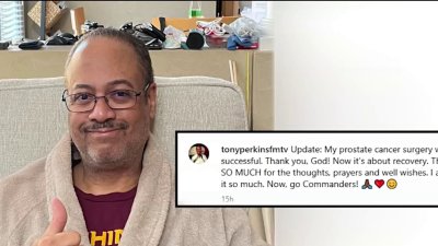 News4's Tony Perkins shares prostate cancer surgery update