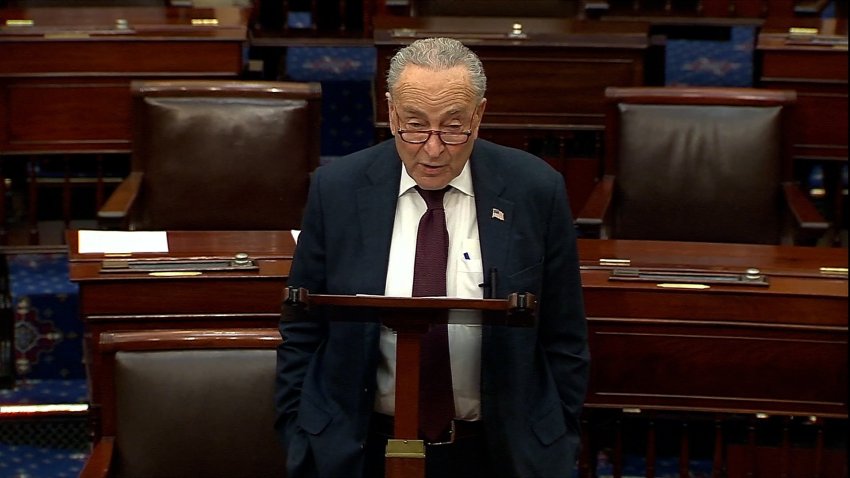 Sen. Chuck Schumer in senate