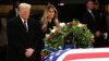 President-elect Donald Trump joins visitors to Jimmy Carter's casket in Capitol Rotunda