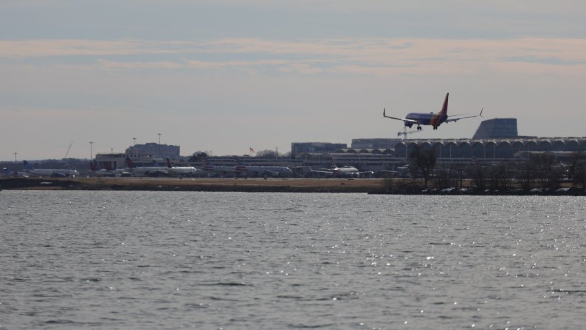 WASHNGTON DC, UNITED STATES – JANUARY 30: Flights resume at Ronald Reagan National Airport near Washington, D.C. on January 30, 2025. All flights were grounded following the collision of American Airlines flight 5342 and a U.S. Army helicopter the night prior, which left 67 people dead. (Photo by Bryan Dozier/Anadolu via Getty Images)