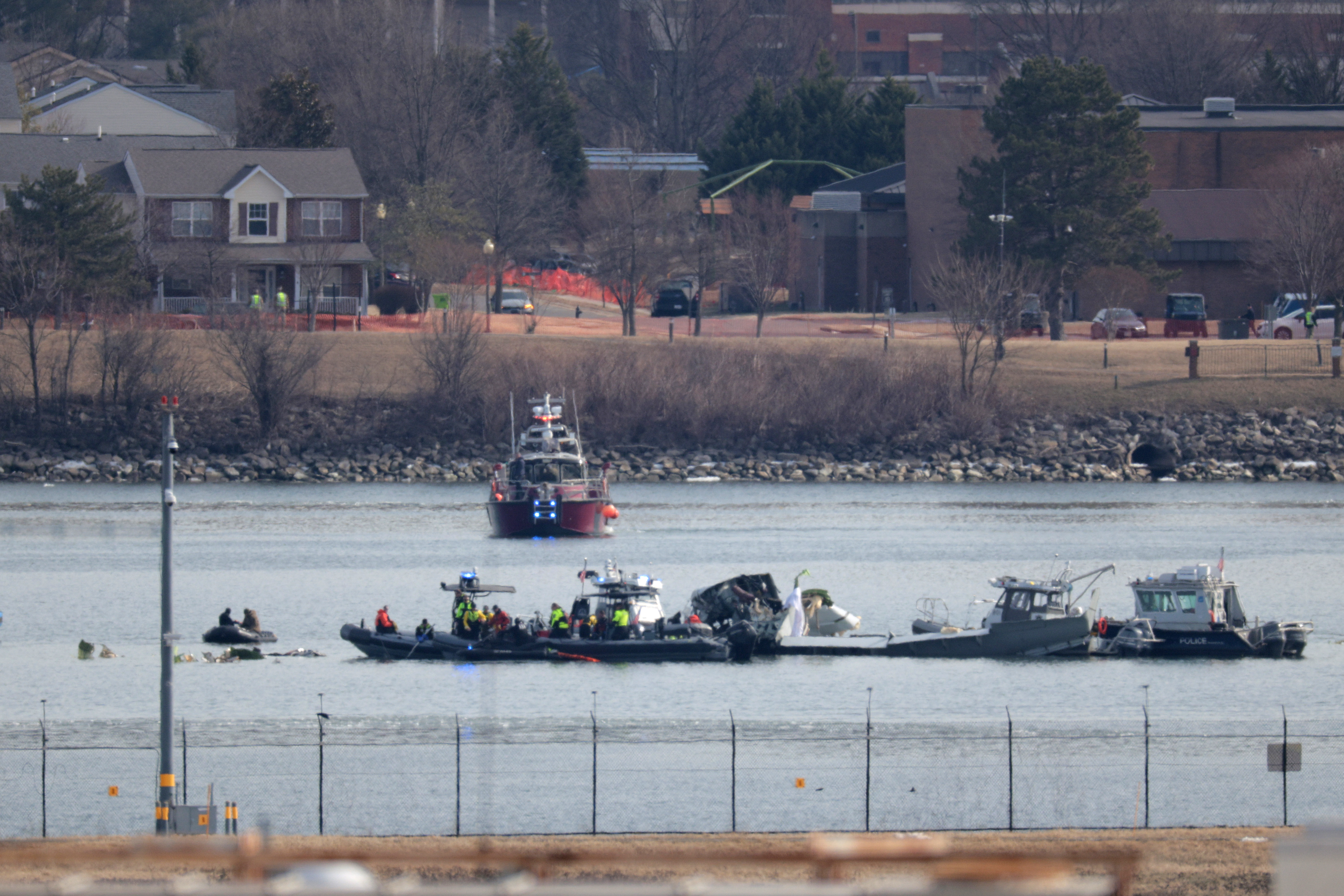 Photos See Aftermath Of Plane Helicopter Crash In Potomac River NBC4 Washington GettyImages 2196797773 