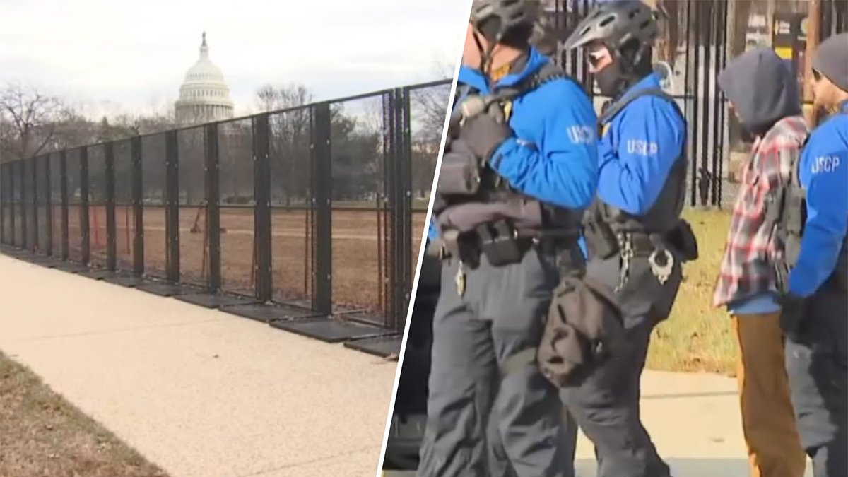 Bomb squad clears car near Capitol after employee drives onto sidewalk amid high security – NBC4 Washington