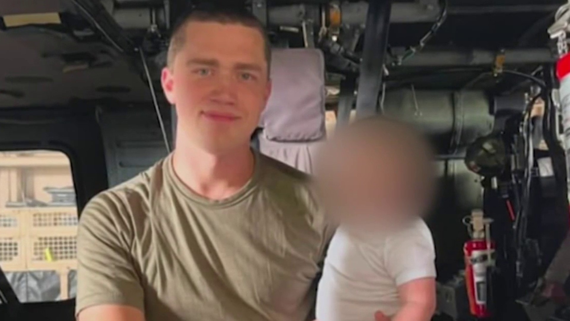 Staff Sgt. Ryan O'Hara with his son