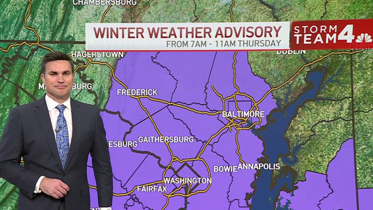 Another winter weather advisory in Thursday’s forecast: The News4 ...