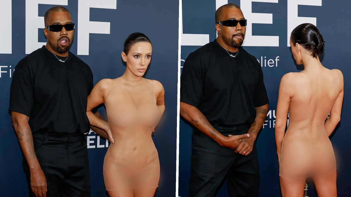 kanye west wife nude dress Defends Bianca Censori Amid 'Invisible Dress' Controversy Kanye West's Wife Bianca Censori