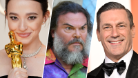 Composite image of Mikey Madison, Jack Black and Jon Hamm