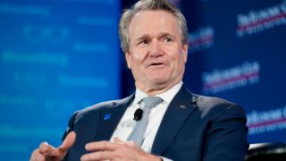 Brian Moynihan, chief executive officer of Bank of America Corp., speaks during an Economic Club of Washington event in Washington, DC, US, on Tuesday, Feb. 25, 2025.Β