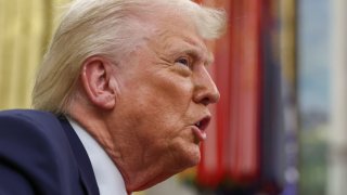 U.S. President Donald Trump speaks in the Oval Office, on the day he signs executive orders, at the White House in Washington, D.C., U.S. March 6, 2025. 