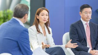 Serena Tan, CEO of Gaia Investment Partners and Scott Hahn, CEO of Hahn & Co at CNBC’s CONVERGE LIVE on Thursday, March 13, Singapore.