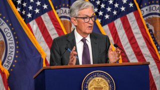U.S. Federal Reserve Chair Jerome Powell speaks at a press conference, following a two-day meeting of the Federal Open Market Committee on interest rate policy, in Washington, D.C., U.S., March 19, 2025.