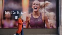 Nike’s “Just Do It” ad slogan on Feb. 5, 2025, in London, England.