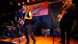 A band performs during The New Colossus Festival
