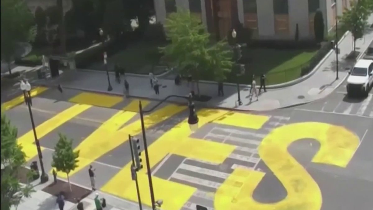 DC's mayor defends her decision to have Black Lives Matter Plaza painted over