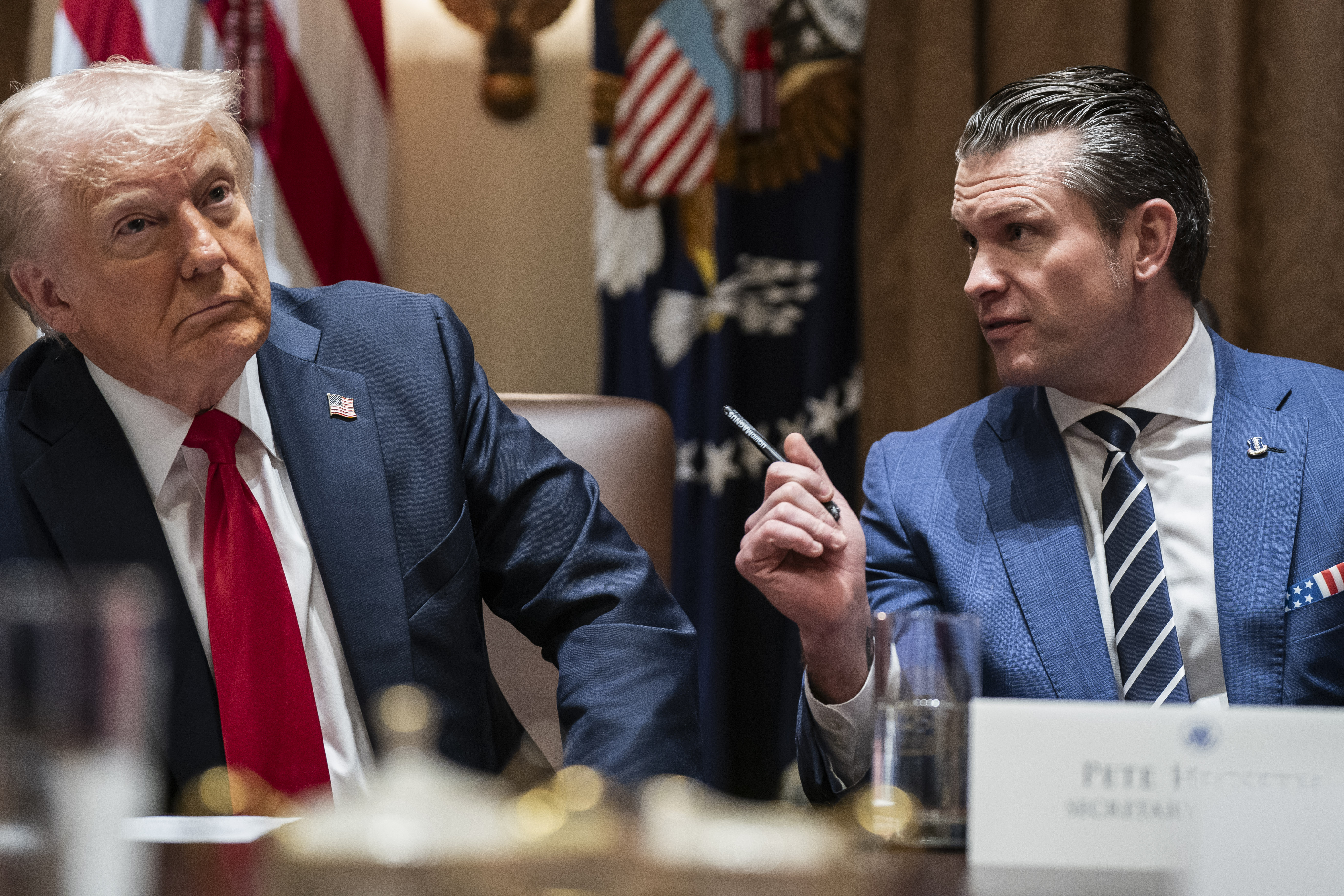 Live updates: Trump and Hegseth to speak at Oval Office