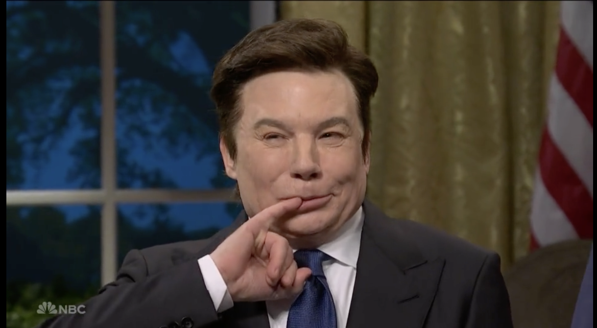 Mike Myers does Dr Evil pinky - Myers At 8.50.05%E2%80%AFPM