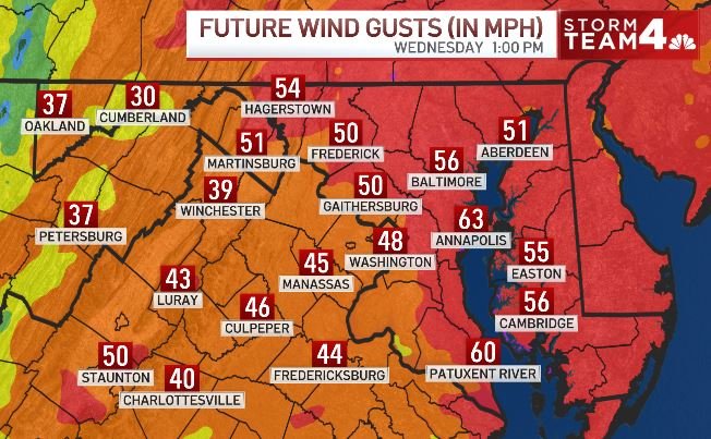 Weather Alert: Storms hit DC area with heavy rain, strong wind – NBC4 ...