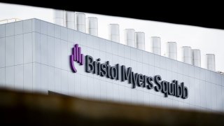 FILE PHOTO: The Bristol Myers Squibb research and development center at Cambridge Crossing in Cambridge, Massachusetts, on Dec. 27, 2023.