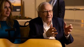 Warren Buffett walks the floor and meets with Berkshire Hathaway shareholders ahead of their annual meeting in Omaha, Nebraska on May 3rd, 2024. 