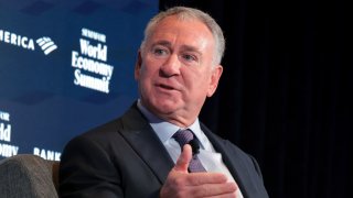 Citadel CEO Ken Griffin speaks during the Semafor World Economy Summit 2025 at Conrad Washington on April 23, 2025 in Washington, DC.