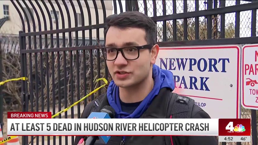 Witness saw helicopter ‘falling apart' in midair