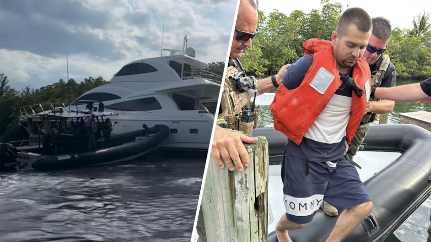 Nikolai Vilka was taken into custody after a pursuit of a stolen yacht, authorities said.