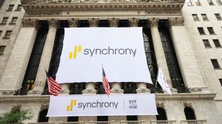 The New York Stock Exchange is seen during morning trading on July 31, 2024 in New York City.
