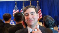 Crypto investor Nicholas Pinto attends President Donald Trump’s gala dinner for people who spent the most money on Trump’s meme coin, $TRUMP, in a contest, at Trump National Golf Club in Potomac Falls, Virginia, May 22, 2025.