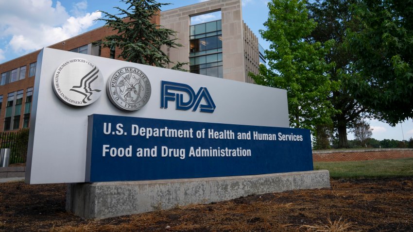 A sign for the Food And Drug Administration