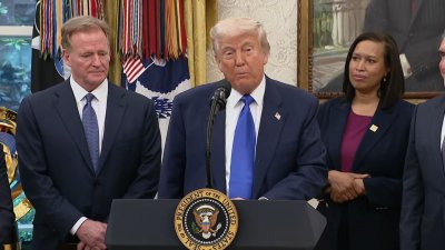 WATCH: Trump announces that the 2027 NFL Draft will be held in DC