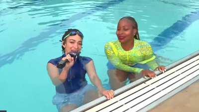 News4's Juliana Valencia tests the waters as DC pools prepare to open for summer