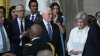Pence criticizes Trump on tariffs, foreign policy issues as he watches from afar