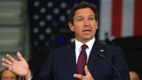 MIRAMAR, FLORIDA – MAY 01: Florida Gov. Ron DeSantis speaks during a press conference held at the ICE-Enforcement and Removal Operation office on May 01, 2025 in Miramar, Florida. DeSantis talked about a multi-agency immigration enforcement effort named Operation Tidal Wave that they say resulted in more than 1,100 arrests in a single week in Florida. (Photo by Joe Raedle/Getty Images)