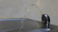 A drinking fountain