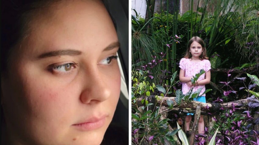 Kayla McClain, in a current photo and one from her time growing up in Indonesia