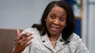 Lisa Cook, governor of the US Federal Reserve, speaks during a Fed Listens event in Washington, DC, US, on Friday, March 22, 2024.