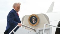 US President Donald Trump boards Air Force One at Joint Base Andrews, Maryland, on May 30, 2025.