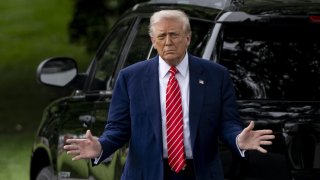 WASHINGTON DC, UNITED STATES – MAY 30: United States President Donald Trump departs at the White House to U.S. Steel’s Irvin Works in West Mifflin, Pennsylvania in Washington D.C May 30, 2025.