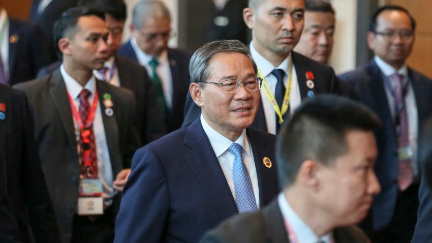 Chinese Premier Li Qiang spoke at the opening ceremony of the ASEAN-China-GCC Economic Forum in Kuala Lumpur, Malaysia, on May 27, 2025.